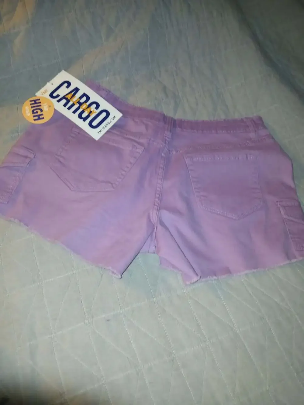 YMI High Rise Cargo Shorts Purple Size 5